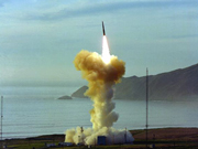 Image. Missile in flight. Click on link to read details.